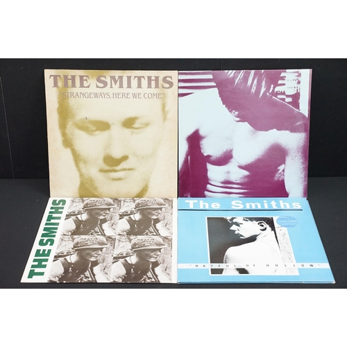 171 - Vinyl - 4 The Smiths LPs to include self titled, Hatful Of Hollow, Meat Is Murder, Strangeways Here ... 