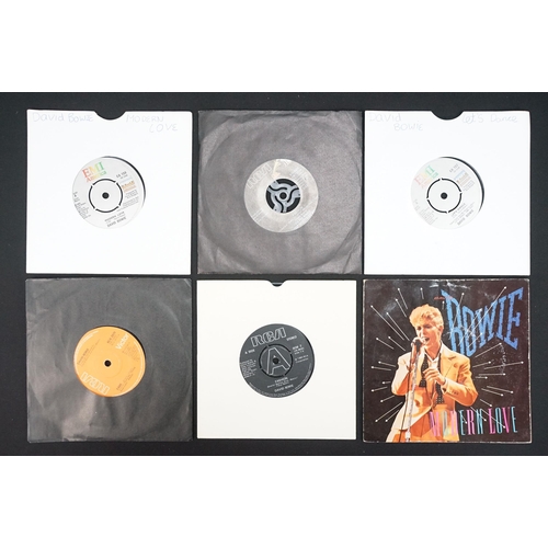 338 - Vinyl - 28 David Bowie 7” singles spanning his career including foreign pressings (German, South Afr... 