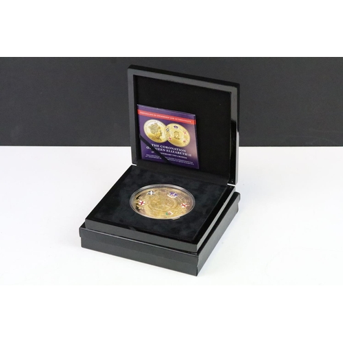 88 - A Bradford Exchange Queen Elizabeth II 65th Anniversary 2018 '10 Crowns' coin, Tristan De Cunha, enc... 