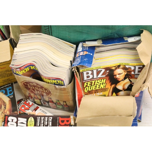 436A - Large collection of vintage Bizarre magazines (3 boxes)