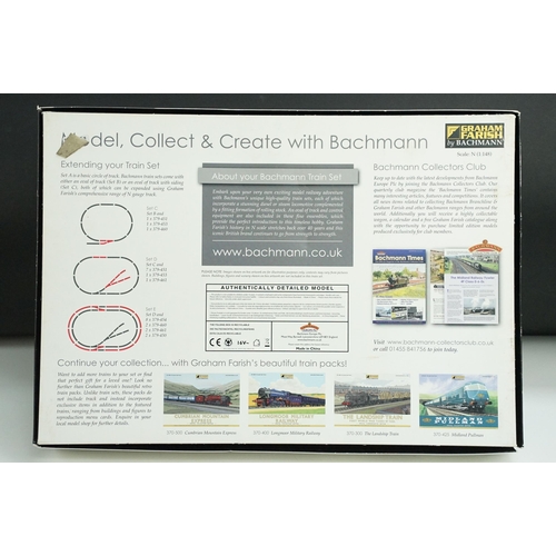 47 - Boxed Graham Farish by Bachmann N scale 370-185 A Day at the Races train set, appears complete