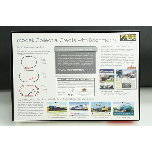 48 - Boxed Graham Farish by Bachmann N gauge 370-160 Castle Pullman Digital Train Set, DCC Sound, missing... 