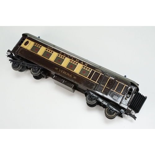 189 - Six Hornby O gauge coaches to include 3 x GWR Coaches featuring 2 x No. 4073 All 3rd Brake End Coach... 