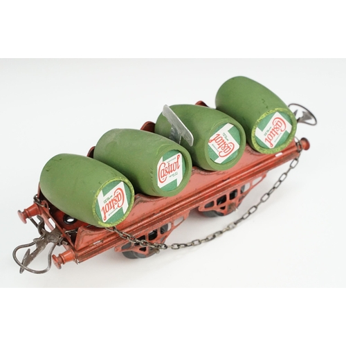 192 - 21 Hornby O gauge items of rolling stock to include Crawford's Biscuits Wagon, Snow Plough in two-to... 