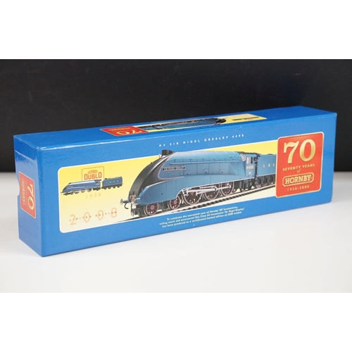 220 - Boxed ltd edn Hornby OO gauge R2688 70 Years of Hornby LNER 4-6-2 Class A4 Sir Nigel Gresley locomot... 