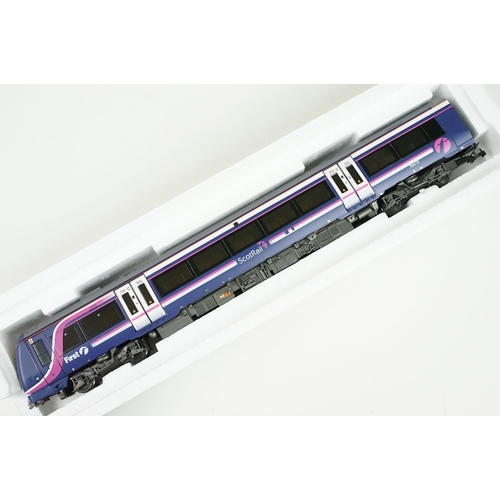 221 - Two boxed Bachmann OO gauge 3 Car DMU sets to include 32-911 Class 108 3 Car DMU BR green with yello... 