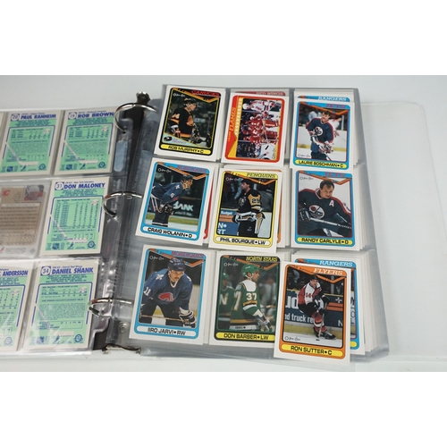 Trading Cards Large collection of NHL cards to include O Pee Chee