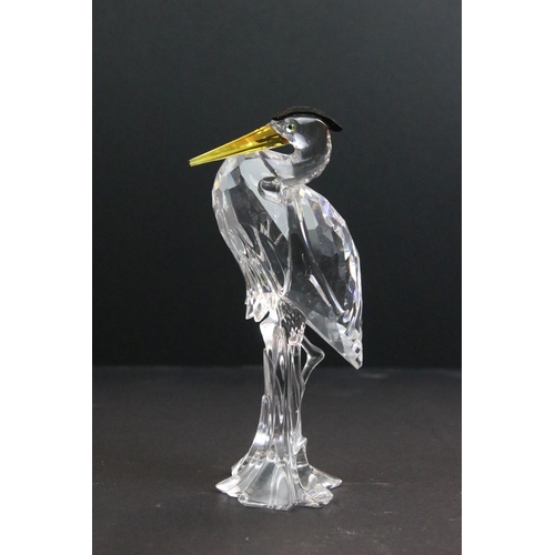 31 - Collection of five Swarovski crystal figurines to include a Pegasus, eagle, horse standing, horse re... 