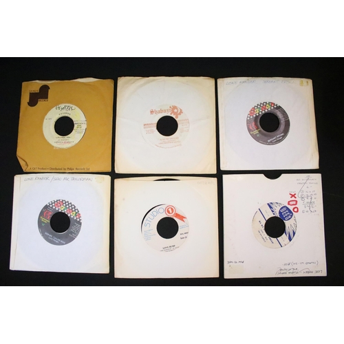 405 - Vinyl - 50 Reggae / Roots / Dub original Jamaican 7” singles mainly from the 1970’s, including test ... 