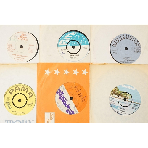 408 - Vinyl - 50 Reggae / Ska / Roots / Dub original UK 7” singles mainly from the 1970’s to include: Greg... 