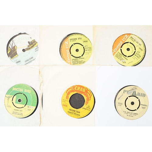 409 - Vinyl - 50 Reggae / Ska / Rocksteady, original UK 7” singles mainly from the 1960’s to include: Soul... 