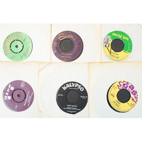 409 - Vinyl - 50 Reggae / Ska / Rocksteady, original UK 7” singles mainly from the 1960’s to include: Soul... 