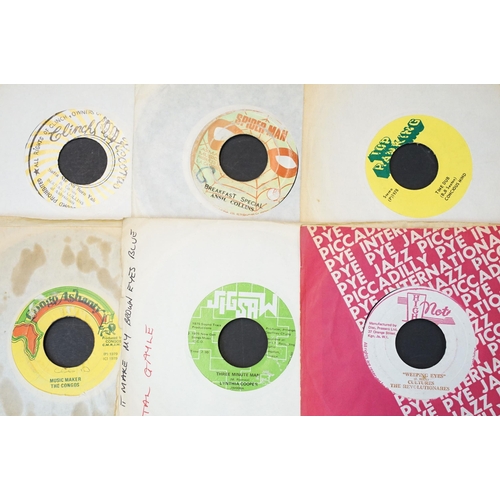 410 - Vinyl - 35 Reggae / Roots / Dub original Jamaican 7” singles mainly from the 1970’s, including test ... 