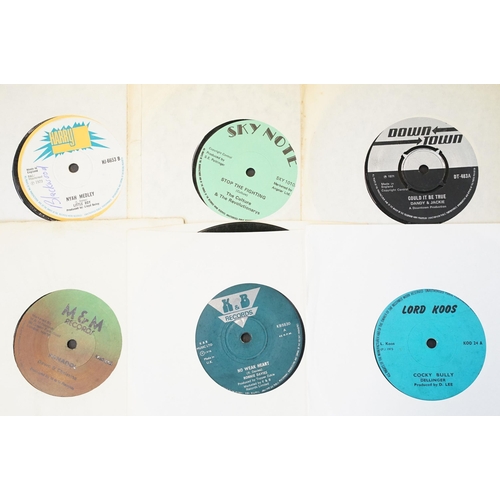 412 - Vinyl - 50 Reggae / Ska / Roots / Dub original UK 7” singles mainly from the 1970’s to include: Bren... 