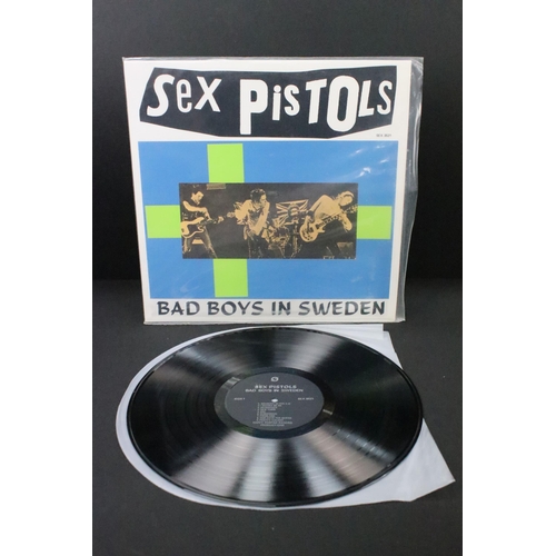 1029 - Vinyl - 4 Sex Pistols private pressing LP albums to include: Spunk (BLA 169 original UK 1977 1st pre... 