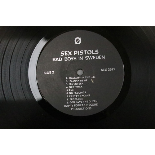 1029 - Vinyl - 4 Sex Pistols private pressing LP albums to include: Spunk (BLA 169 original UK 1977 1st pre... 