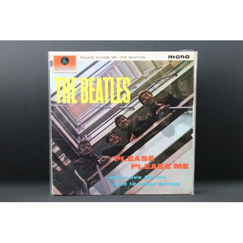 198 - Vinyl - 8 The Beatles LP’s to include: Please Please Me (Parlophone - PMC 1202, 4th pressing mono) V... 