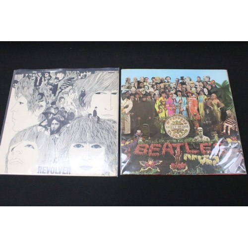 198 - Vinyl - 8 The Beatles LP’s to include: Please Please Me (Parlophone - PMC 1202, 4th pressing mono) V... 