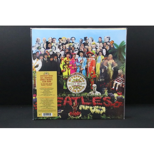 199 - Vinyl - 5 reissue LP’s by The Beatles to include: Abbey Road (2019), Sgt. Pepper’s (2017), Help ! (2... 