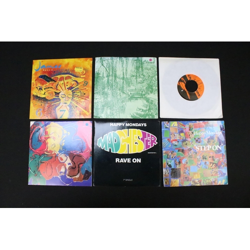 317 - Vinyl - Over 75 indie / Alternative 7” singles to include: The Stone Roses (debut single), The Smith... 