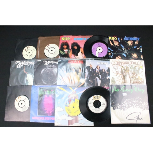 326 - Vinyl - Over 120 Hard Rock / Rock 7” singles to include: Black Sabbath x 13 (including foreign press... 