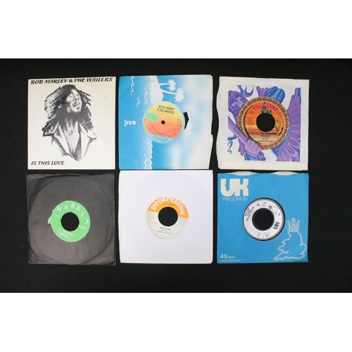 347 - Vinyl - 40 Reggae / Ska / Roots 7” to include: Symarip, Bob Marley & The Wailers x 12, Bob And Marci... 