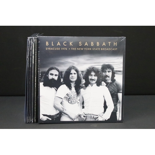 348 - Vinyl - 6 Black Sabbath re-issues / recent release LPs to include: Syracuse 1976 - The New York Stat... 