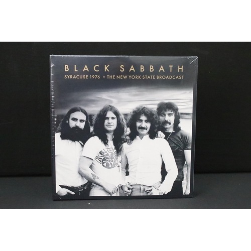 348 - Vinyl - 6 Black Sabbath re-issues / recent release LPs to include: Syracuse 1976 - The New York Stat... 