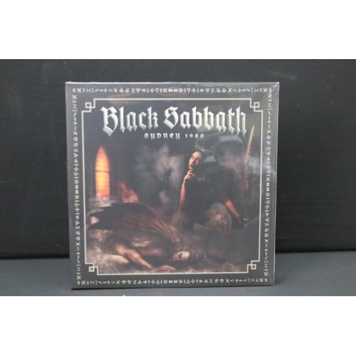 348 - Vinyl - 6 Black Sabbath re-issues / recent release LPs to include: Syracuse 1976 - The New York Stat... 