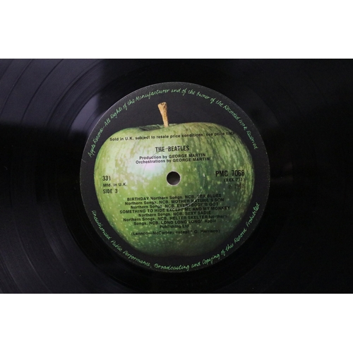 2 - Vinyl - The Beatles White Album LP on Apple Records PMC 7067 No. 0141476. Original UK 1st mono press... 