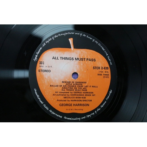 20 - Vinyl - George Harrison All Things Must Pass LP on Apple STCH 639 , Made And Printed in Great Britai... 