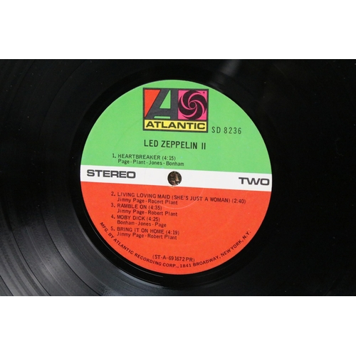 23 - Vinyl - Led Zeppelin II LP on Atlantic SD 8236. Original USA 1969 1st pressing RL cut, Robert Ludwig... 