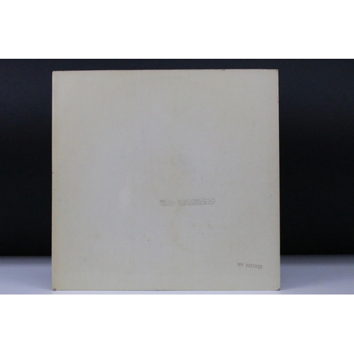 28 - Vinyl - The Beatles White Album (PCS 7067/8) stereo pressing, numbered 0313872, black inners, poster... 