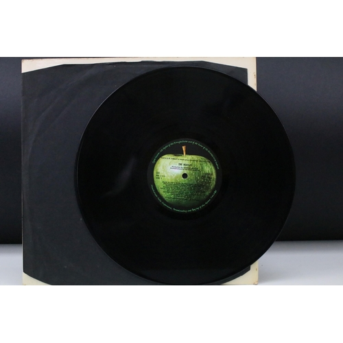 28 - Vinyl - The Beatles White Album (PCS 7067/8) stereo pressing, numbered 0313872, black inners, poster... 