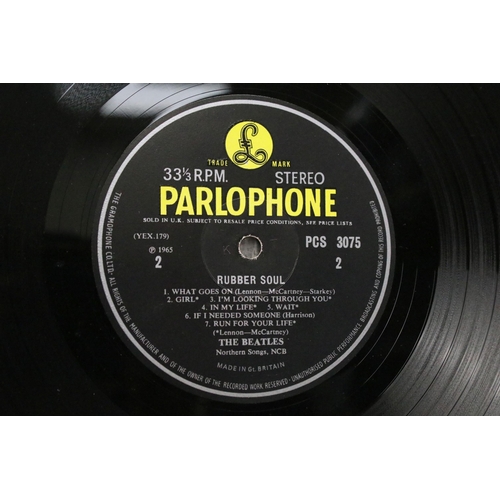 31 - Vinyl - The Beatles Rubber Soul LP (PCS 3075) stereo pressing. The Gramophone Co Ltd and Sold In UK ... 