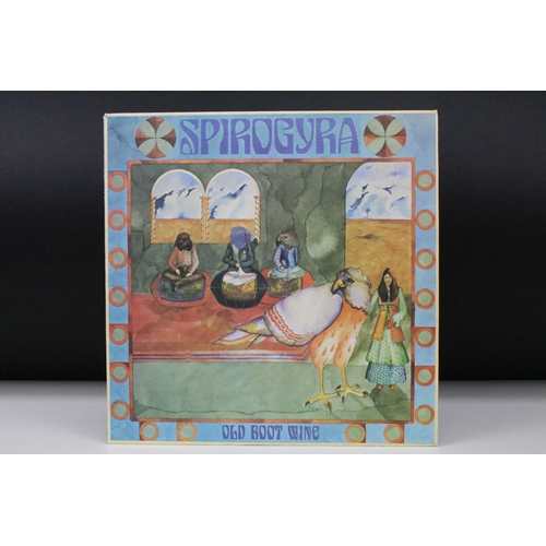 40 - Vinyl - Spirogyra – Old Boot Wine LP on PEG Records – PEG 13. Original UK 1st pressing with textured... 