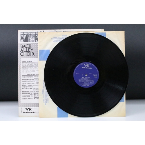 46 - Vinyl / Autographs - Back Alley Choir self titled UK 1st pressing on York Records FYK 406. Rare Acid... 