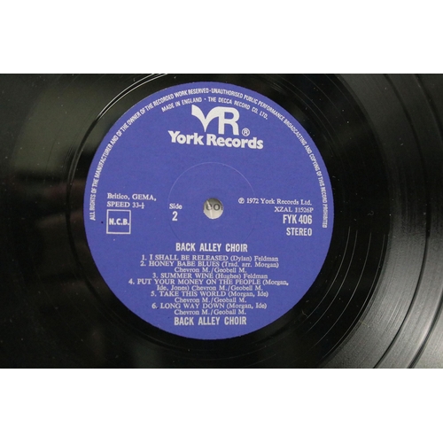 46 - Vinyl / Autographs - Back Alley Choir self titled UK 1st pressing on York Records FYK 406. Rare Acid... 