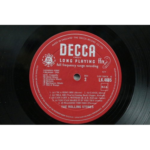 7 - Vinyl - The Rolling Stones self titled LP on Decca Records LK 4605. Original UK 1st mono version pla... 