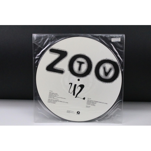 79 - Vinyl / Memorabilia - 2 U2 items to include Zoo Station picture disc promo (PR12 6715-1) Ex, and U2 ... 