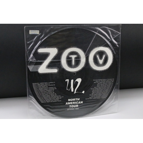 79 - Vinyl / Memorabilia - 2 U2 items to include Zoo Station picture disc promo (PR12 6715-1) Ex, and U2 ... 