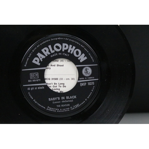 81 - Vinyl - The Beatles - No Reply / Baby’s In Black. Rare Italian only 7” single on Parlophone Records ... 