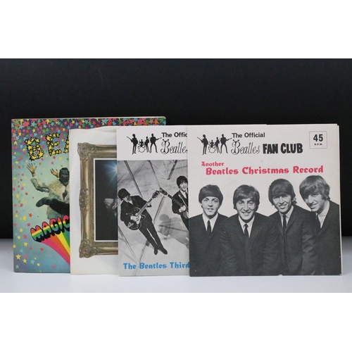 82 - Vinyl - 4 The Beatles singles to include Another Beatles Christmas Record flexi (with newsletter) Ex... 