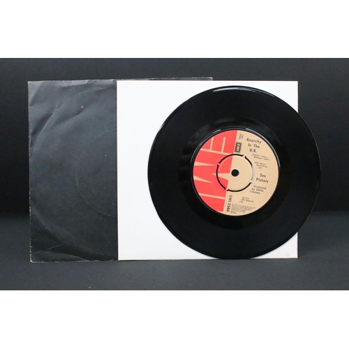 1001 - Vinyl - Sex Pistols - Anarchy In The U.K. 7” single on EMI Records EMI 2566. Original UK 1976 1st pr... 