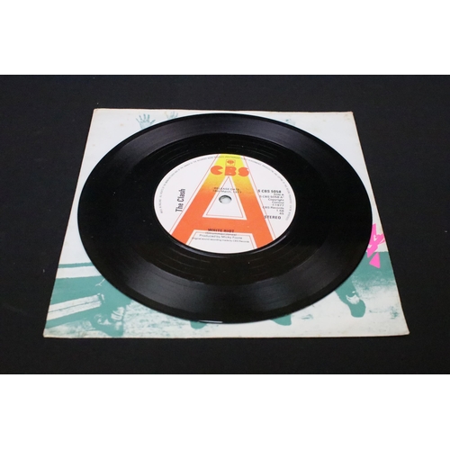 1002 - Vinyl - The Clash – White Riot, CBS-S (CBS 5058), original UK 1977 demo promo 7” single in picture s... 