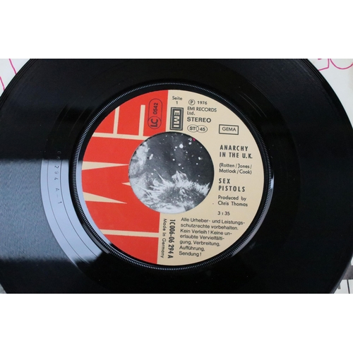 1003 - Vinyl - Sex Pistols – Anarchy In The U.K. 7” single on EMI Electrola 1C 006-06 294. Original German ... 