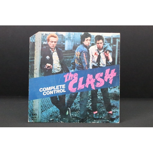 1004 - Vinyl - The Clash – Complete Control, CBS 5664 original Spanish 1978 1st pressing 7” single with uni... 