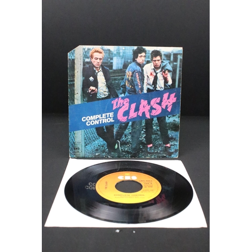 1004 - Vinyl - The Clash – Complete Control, CBS 5664 original Spanish 1978 1st pressing 7” single with uni... 