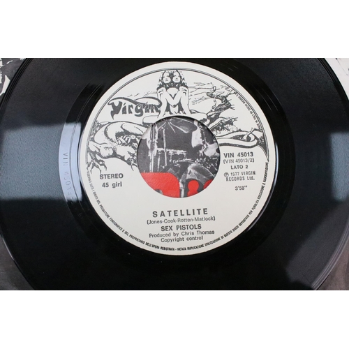 1008 - Vinyl - Sex Pistols – Holidays In The Sun 7” single on Virgin Records VIN 45013. Original Italian 19... 