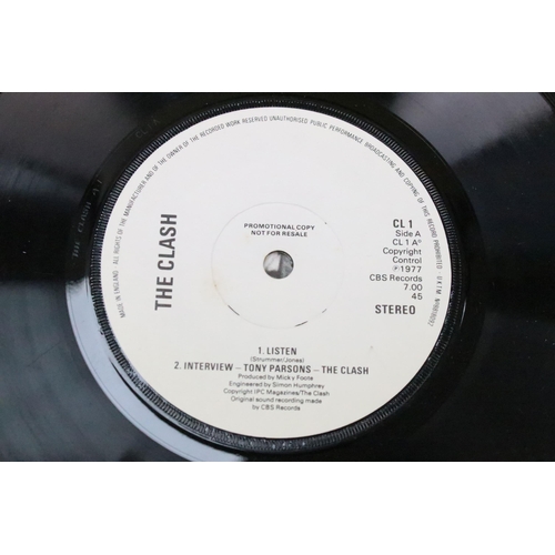 1009 - Vinyl - The Clash – Capital Radio E.P. on CBS - CL1, original UK 1977 N.M.E. promo freebie 7” single... 